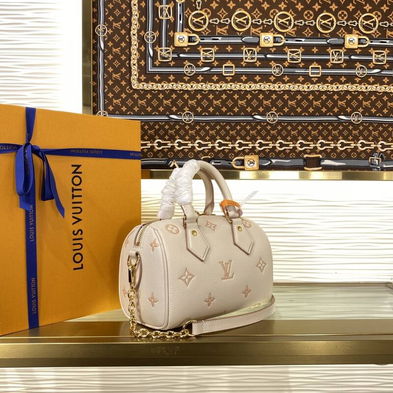 Louis Vuitton M14291 Monogram Empreinte Beige White crossbody — Top Quality Replica