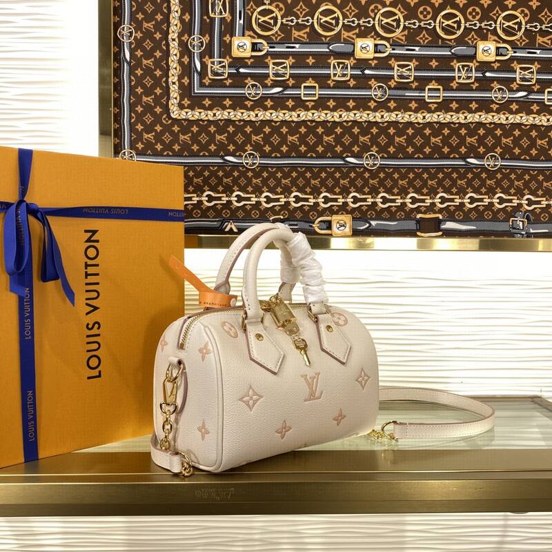 Louis Vuitton M14291 Monogram Empreinte Beige White crossbody — Top Quality Replica