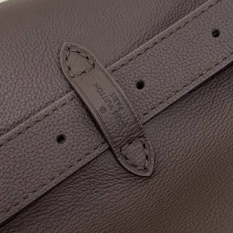 Louis Vuitton M24856 Brown Purple leather everyday — Premium Replica
