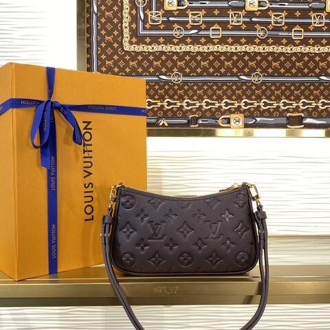 Louis Vuitton Easy Pouch Monogram Empreinte Black crossbody AAA Quality Replica