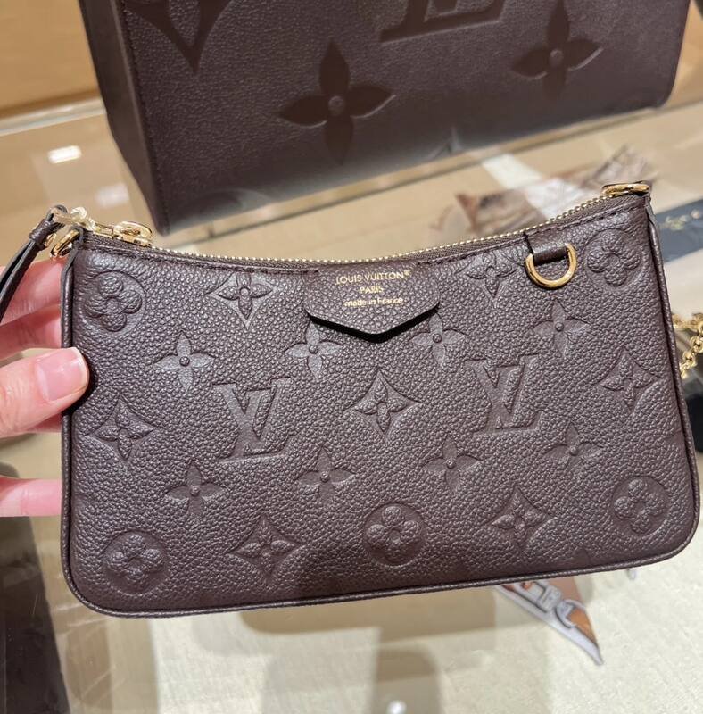 Louis Vuitton Dark Brown Monogram Empreinte everyday — AAA Quality Replica