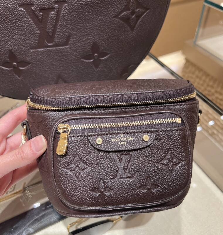 Louis Vuitton Dark Brown Monogram Empreinte everyday — AAA Quality Replica