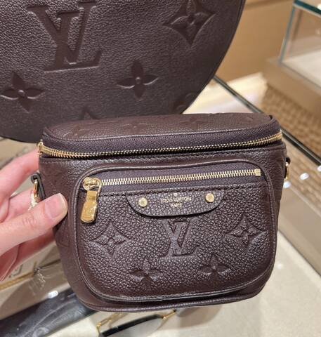 Louis Vuitton Dark Brown Monogram Empreinte everyday AAA Quality Replica