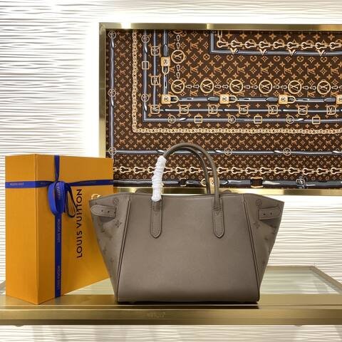 Louis Vuitton Vend me Taupe leather shoulder Top Quality Replica