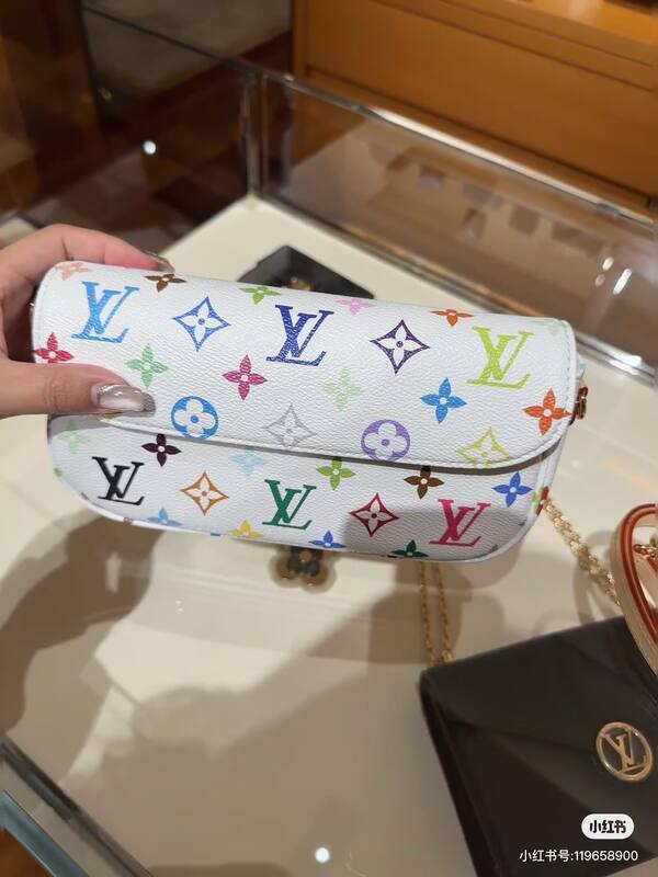 Louis Vuitton M21398 White Multicolor Monogram crossbody — Premium Replica
