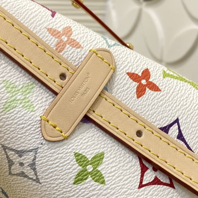 Louis Vuitton M27578 Monogram Multicolor on White shoulder — 1:1 Replica
