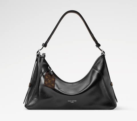Louis Vuitton CarryAll East West Black leather shoulder 1 1 Replica