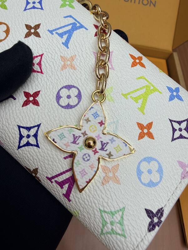 Louis Vuitton M4625Z White Multicolor Monogram crossbody — Top Quality Replica