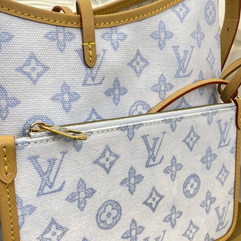 Louis Vuitton CarryAll Monogram Bleu Courrier shoulder — 1:1 Replica