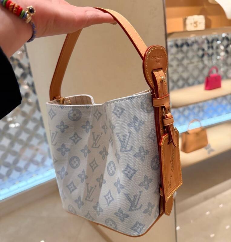 Louis Vuitton All In BB Blue Monogram BB shoulder — Top Quality Replica