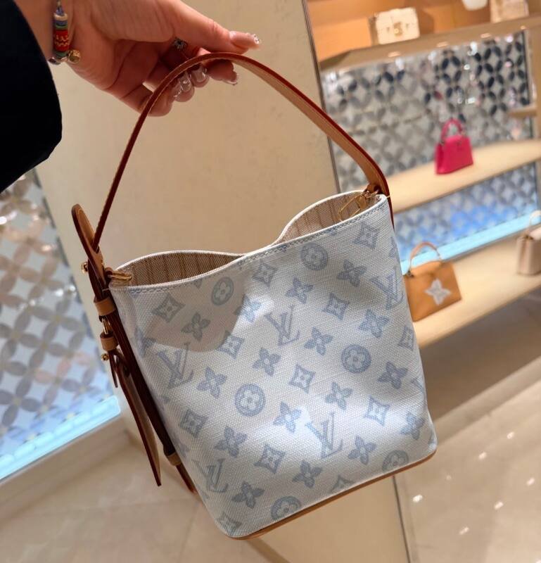 Louis Vuitton All In BB Blue Monogram BB shoulder — Top Quality Replica