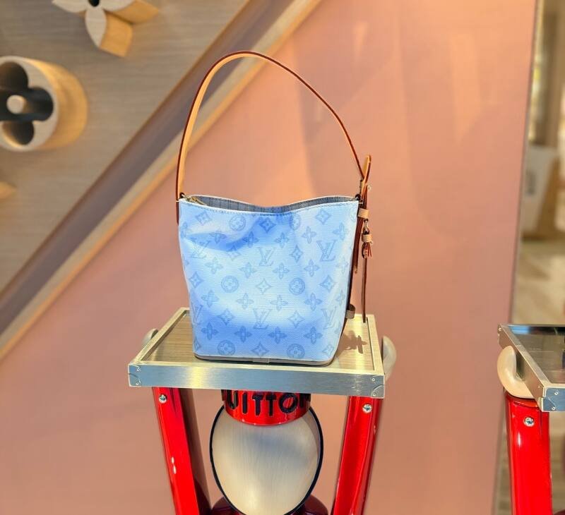 Louis Vuitton All In BB Blue Monogram BB shoulder — Top Quality Replica