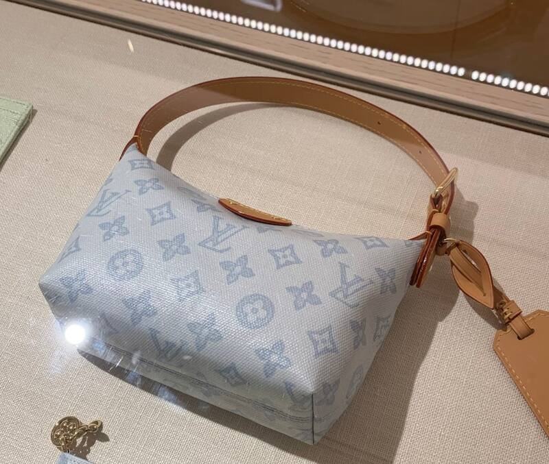 Louis Vuitton Pochette Hills Light Blue Monogram shoulder — AAA Quality Replica