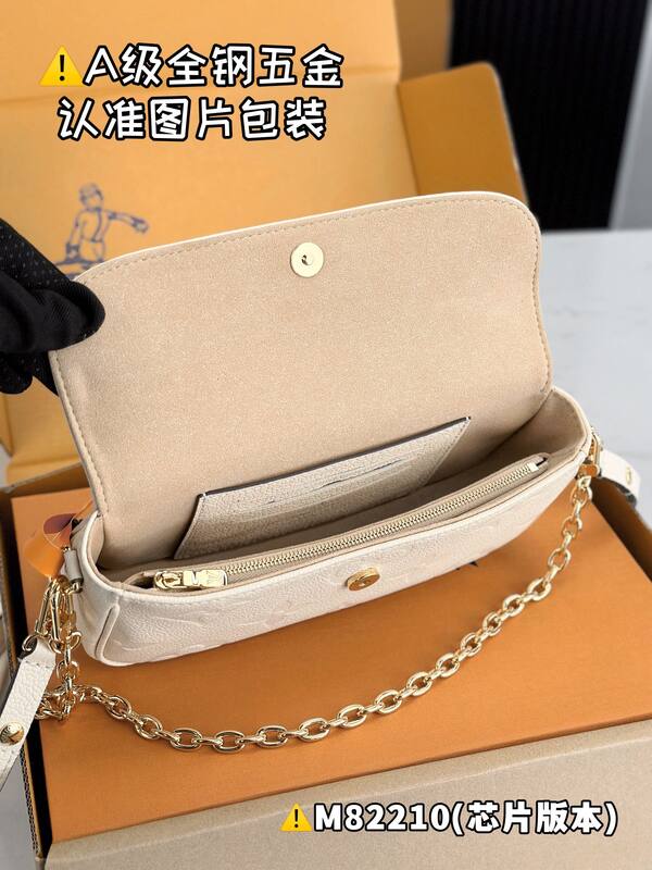 Louis Vuitton M82210 White Monogram Empreinte shoulder — Premium Replica
