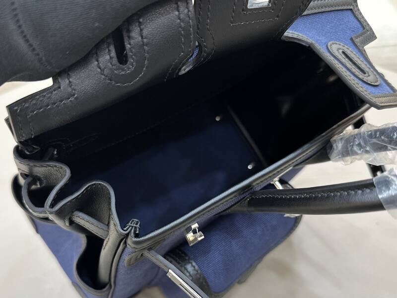 Hermes Cargo 25 Blue and Black everyday — AAA Quality Replica