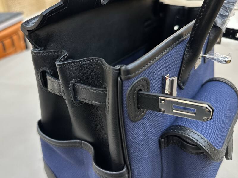 Hermes Cargo 25 Blue and Black everyday — AAA Quality Replica