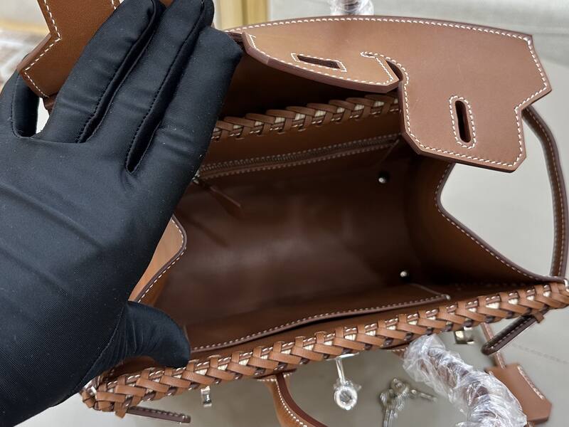 Hermes Birkin Picnic Brown and Natural Woven tote — Top Quality Replica