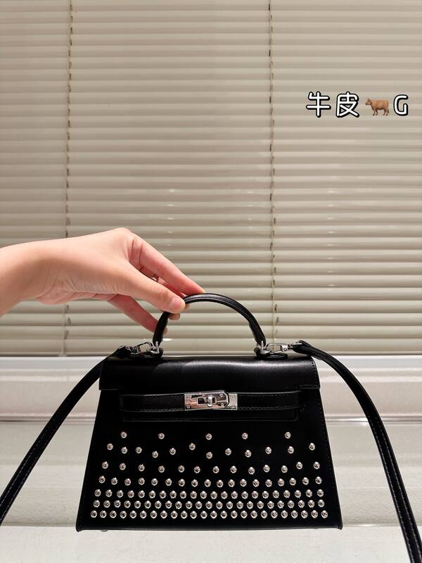 Hermes Kelly Black shoulder — Premium Replica
