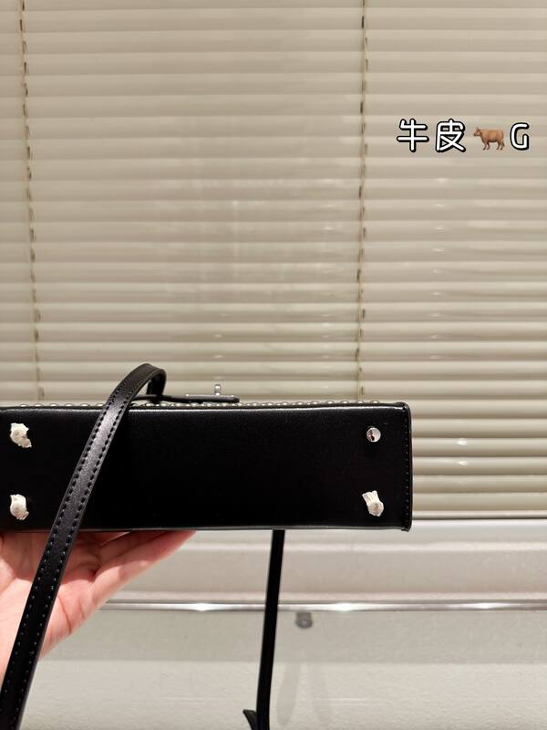 Hermes Kelly Black shoulder — Premium Replica