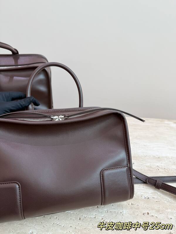 Loewe Amazona Dark brown leather shoulder — AAA Quality Replica