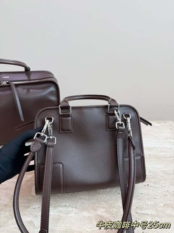 Loewe Amazona Dark brown leather shoulder — AAA Quality Replica