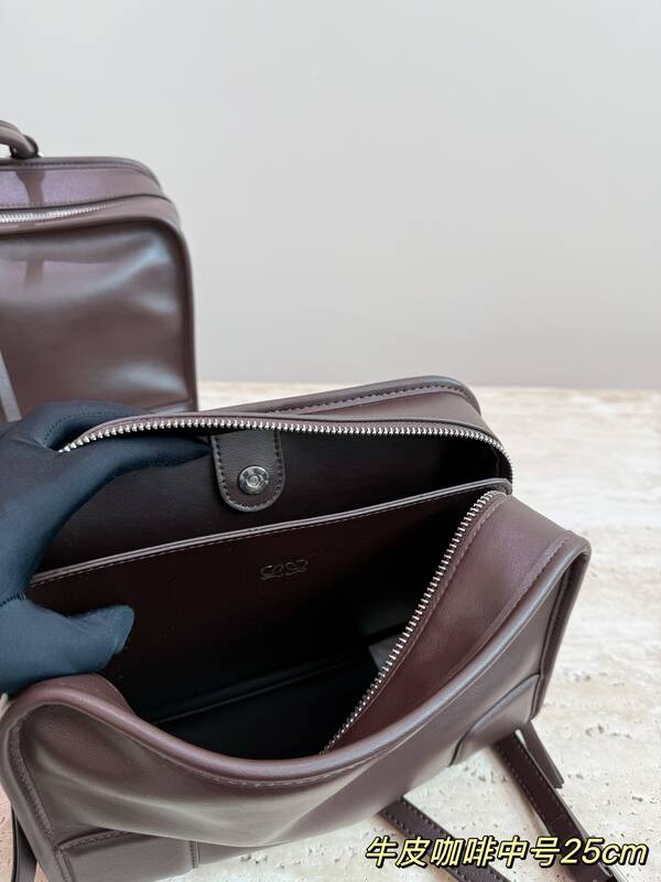 Loewe Amazona Dark brown leather shoulder — AAA Quality Replica