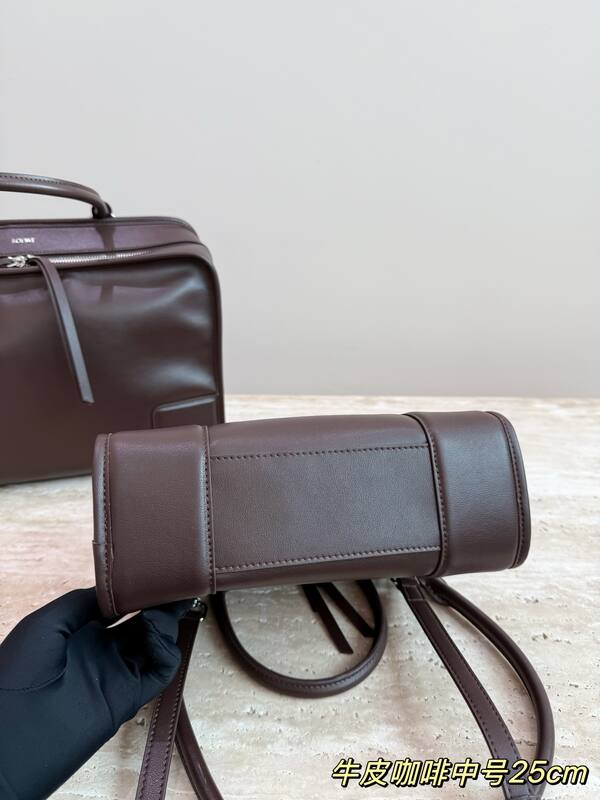 Loewe Amazona Dark brown leather shoulder — AAA Quality Replica