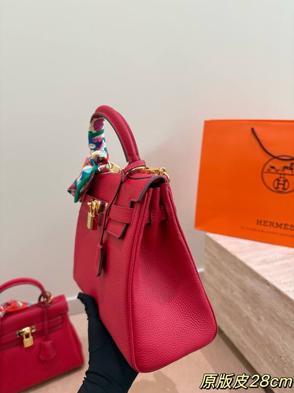 Hermes Kelly Red crossbody — 1:1 Replica