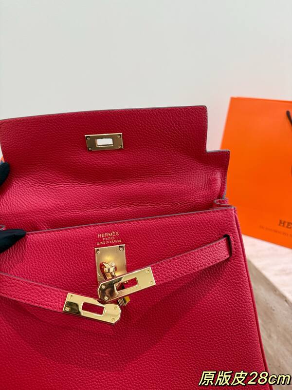 Hermes Kelly Red crossbody — 1:1 Replica