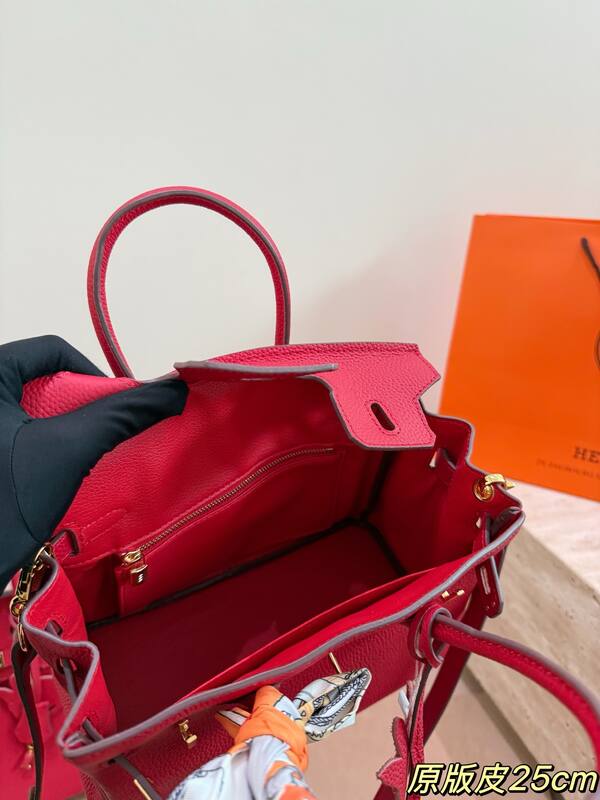 Hermes Birkin Red shoulder — Premium Replica