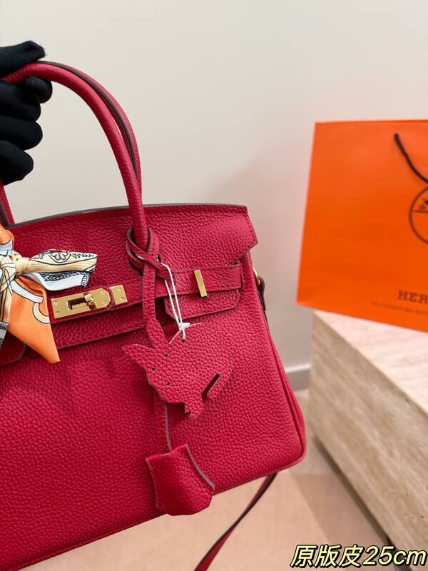 Hermes Birkin Red shoulder — Premium Replica