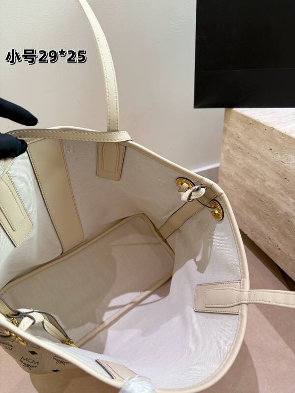 MCM Toni Beige Visetos 36*28cm tote — Premium Replica