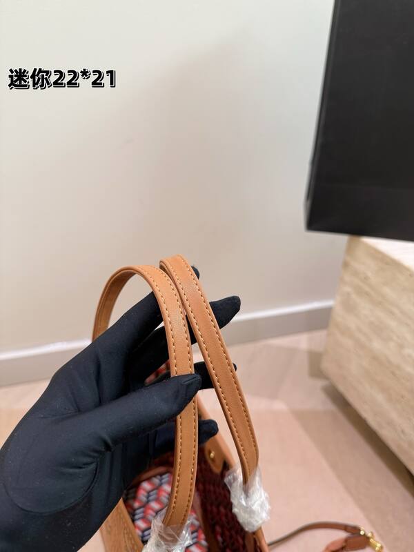 MCM Toni Cognac Visetos mini tote — Top Quality Replica