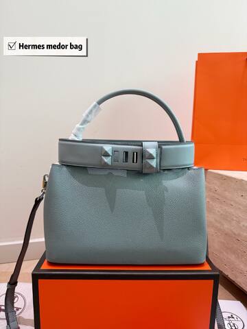 Hermes Medor Blue shoulder Top Quality Replica