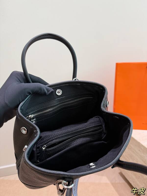 Hermes Garden Party Black leather tote — 1:1 Replica