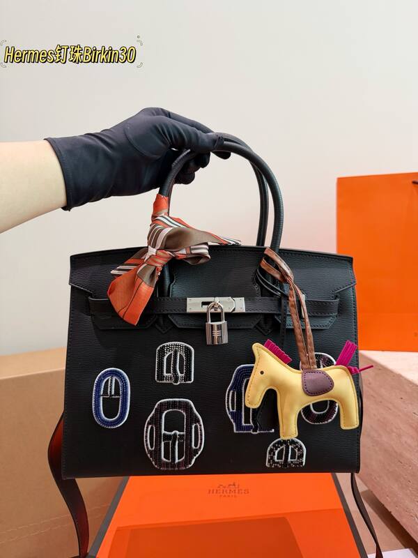 Hermes Birkin 30 Black shoulder — 1:1 Replica