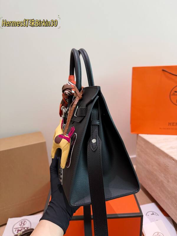 Hermes Birkin 30 Black shoulder — 1:1 Replica
