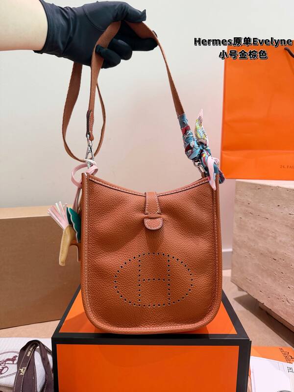 Hermes Evelyne Yellow small crossbody — 1:1 Replica