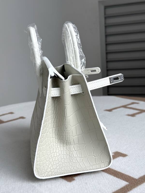 Hermes Birkin White crocodile everyday — Premium Replica
