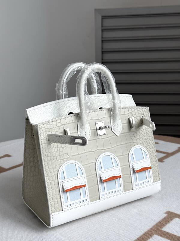 Hermes Birkin White crocodile everyday — Premium Replica