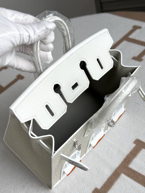 Hermes Birkin White crocodile handbag — 1:1 Replica