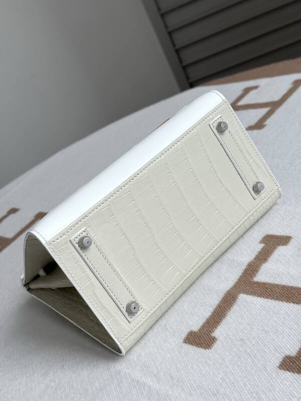 Hermes Birkin White crocodile work — 1:1 Replica