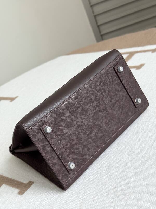 Hermes Birkin Burgundy Brown handbag — Premium Replica