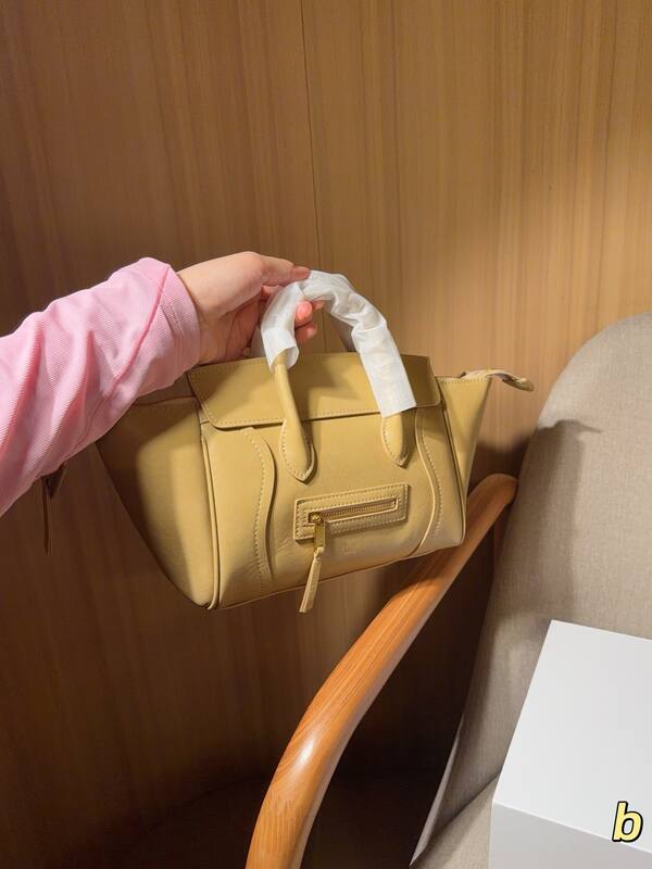 Celine Luggage Tan Brown Leather 27x20x12cm handbag handbag — Premium Replica