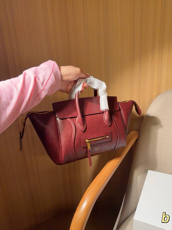 Celine Luggage Tan Brown Leather 27x20x12cm handbag handbag — Premium Replica