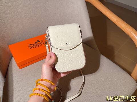 Hermes White crossbody Premium Replica