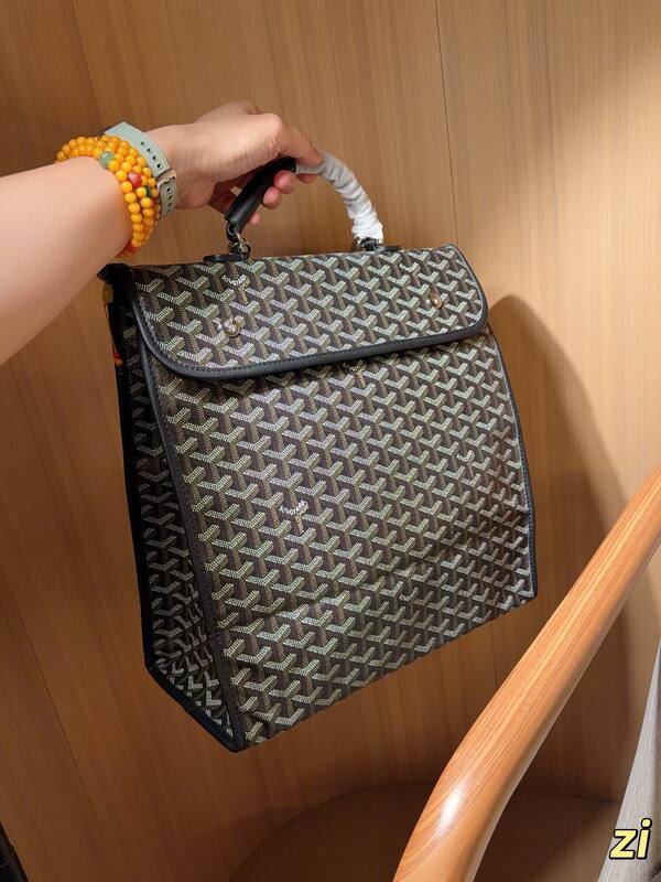 Goyard Saint Leger Black 34x37x15cm backpack — 1:1 Replica