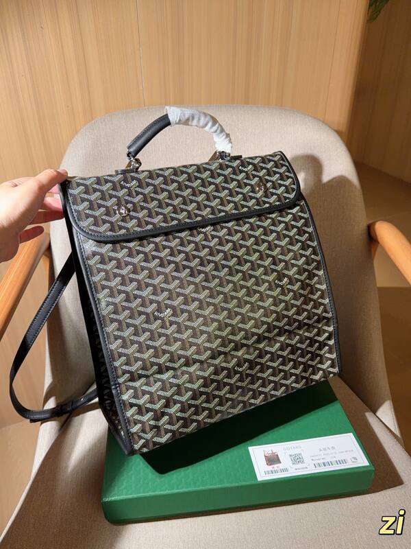 Goyard Saint Leger Black 34x37x15cm backpack — 1:1 Replica