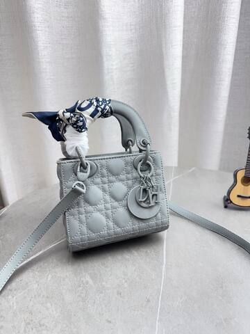 Dior Lady Light Blue shoulder Top Quality Replica