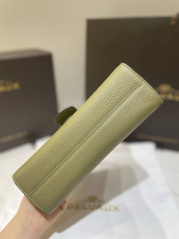 Delvaux Tempete Khaki Green crossbody — 1:1 Replica